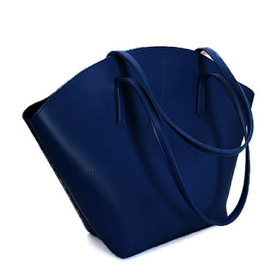 TOTE SHOULDER BLUE